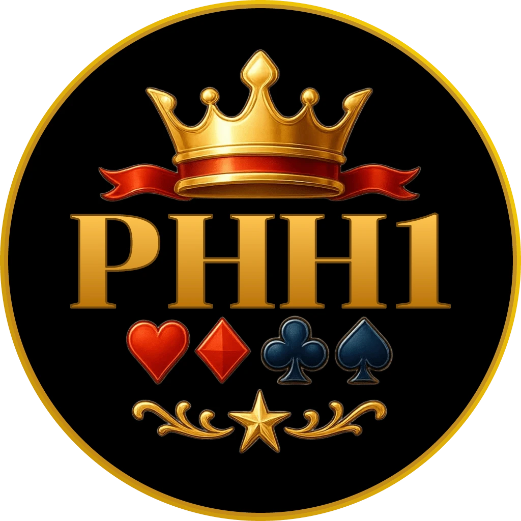 A glamorous casino scene with a woman in a luxurious gold gown standing on a roulette wheel surrounded by glowing chips and cards showcasing the premium gaming atmosphere of PHH1 casino in the Philippines